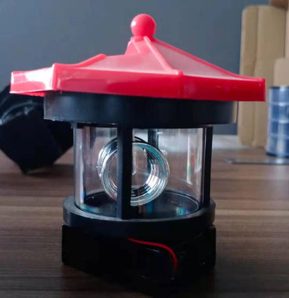 Solar Garden Light Rotating Lighthouse Design Automatic Dusk Lighting
