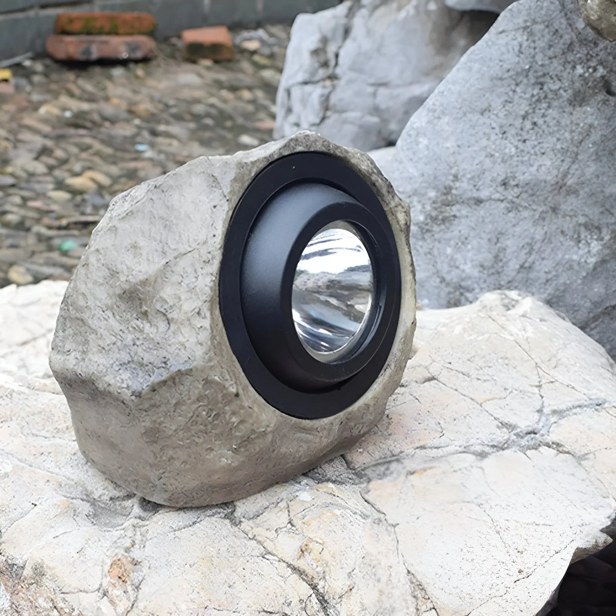 Solar Garden Light Stone-Shaped Weather-Resistant