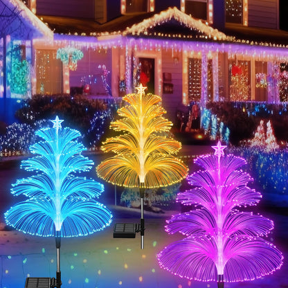 Solar Garden Lights 7-Color RGB Weatherproof