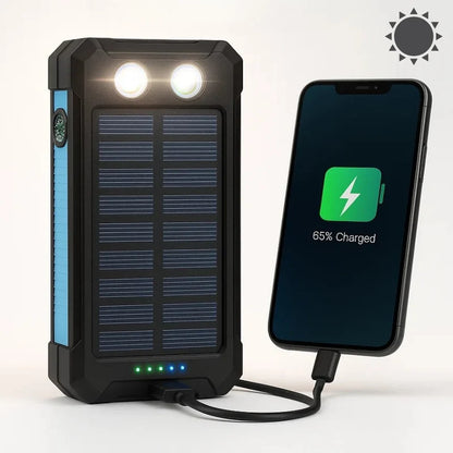 Solar Power Bank 500000mAh Dual USB Waterproof & Shockproof