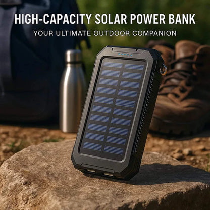 Solar Power Bank 500000mAh Dual USB Waterproof & Shockproof