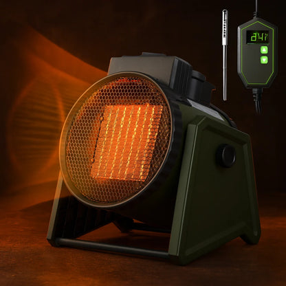 Space Heater 1500W Oscillating Adjustable Thermostat