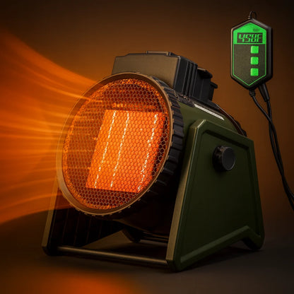 Space Heater 1500W Oscillating Adjustable Thermostat