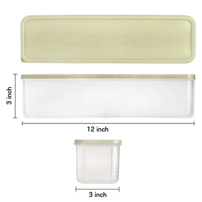 Spaghetti Storage Containers Airtight Stackable Set of 2