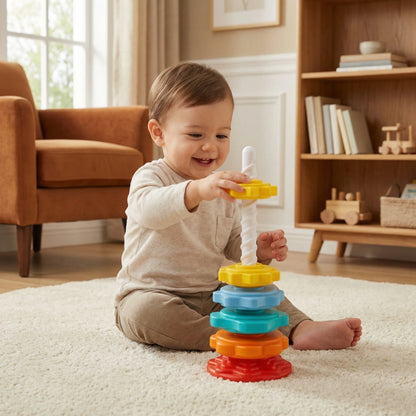 Spinning Color Tower Fine Motor Skills