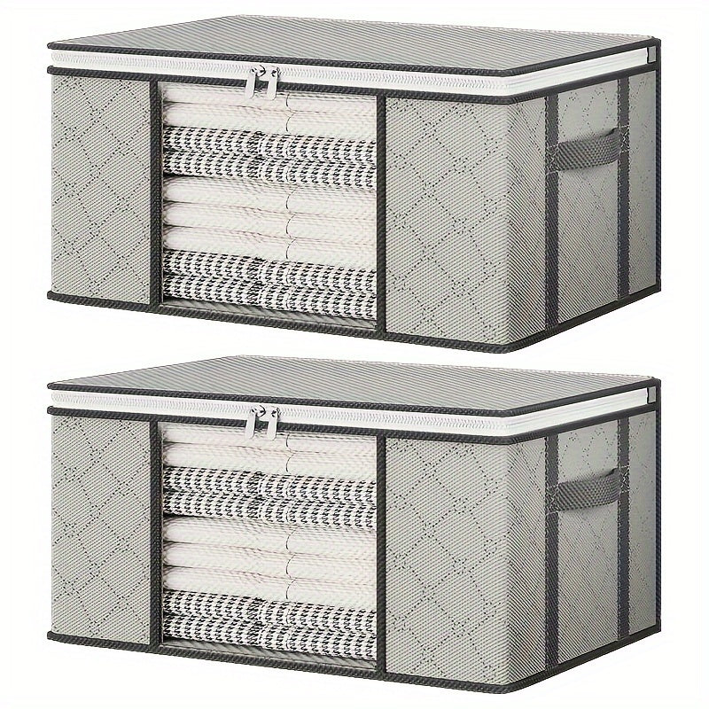 Storage Bags Non-Woven Foldable Viewing Window Set of 4