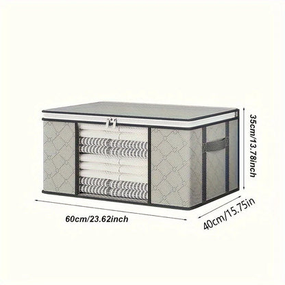 Storage Bags Non-Woven Foldable Viewing Window Set of 4