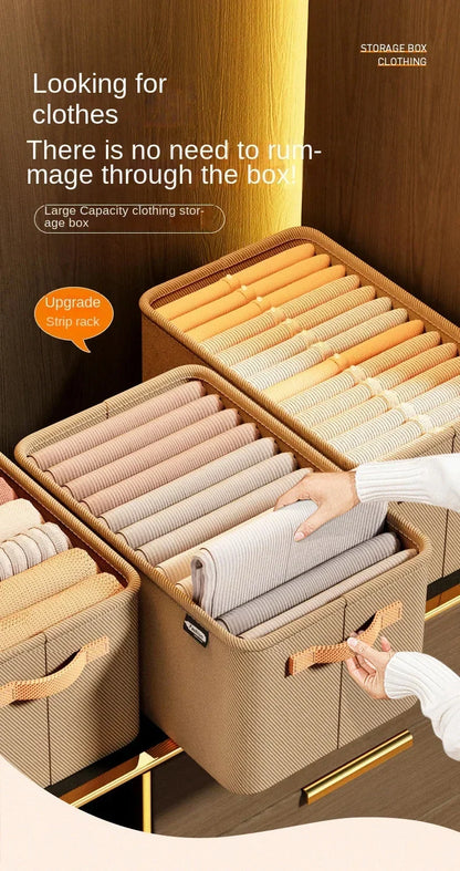 Storage Bin Foldable Stackable Reinforced Fabric Construction