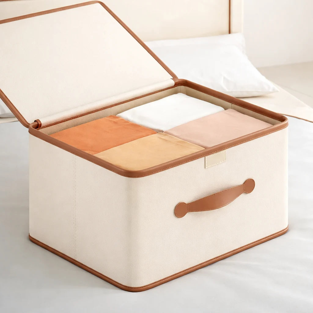 Storage Box Foldable Oxford Fabric Reinforced Frame