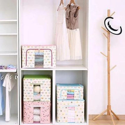 Storage Box Oxford Fabric Foldable Clear Window