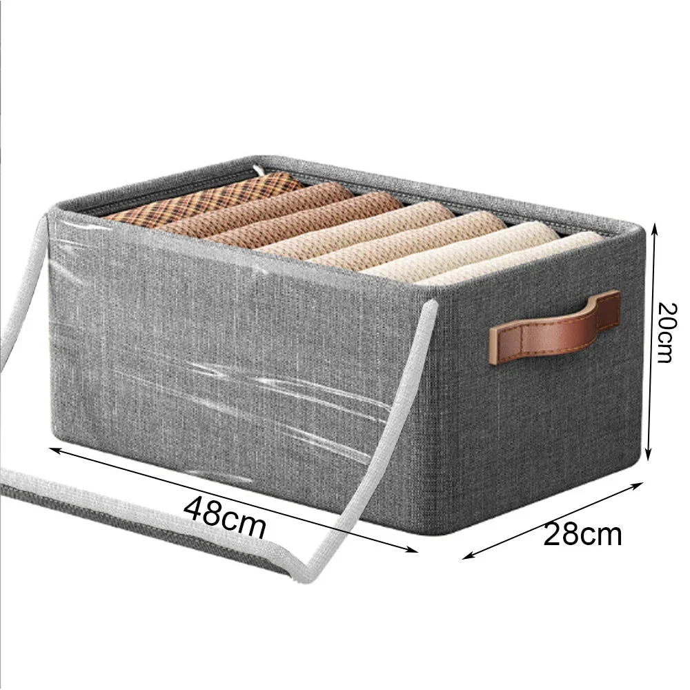 Storage Box Stackable With Lid & Carry Handle