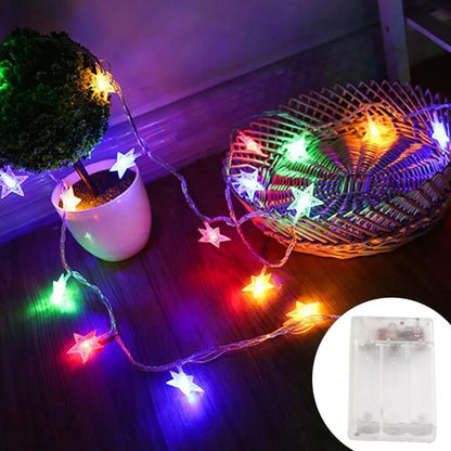String Lights Star LED Battery & USB Indoor Outdoor