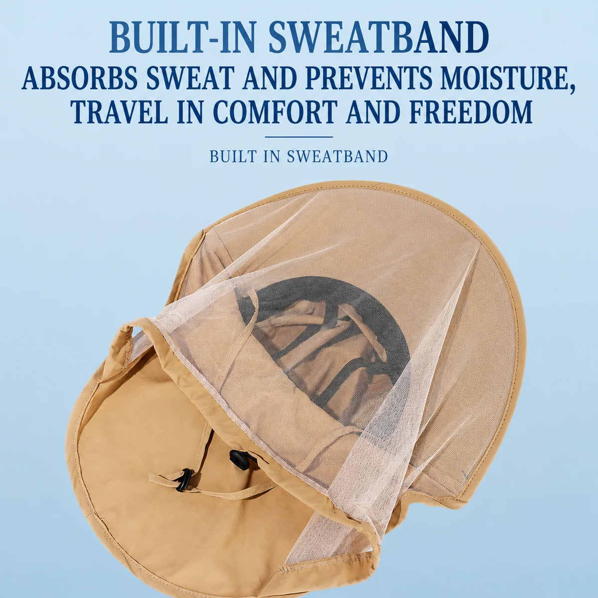 Sun Hat Wide Brim Mesh Face & Neck Cover