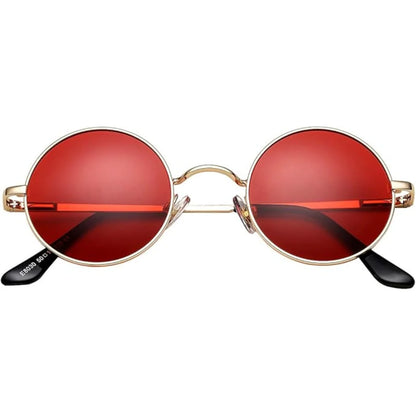 Sunglasses Retro Round Polarized 100% UV Protection