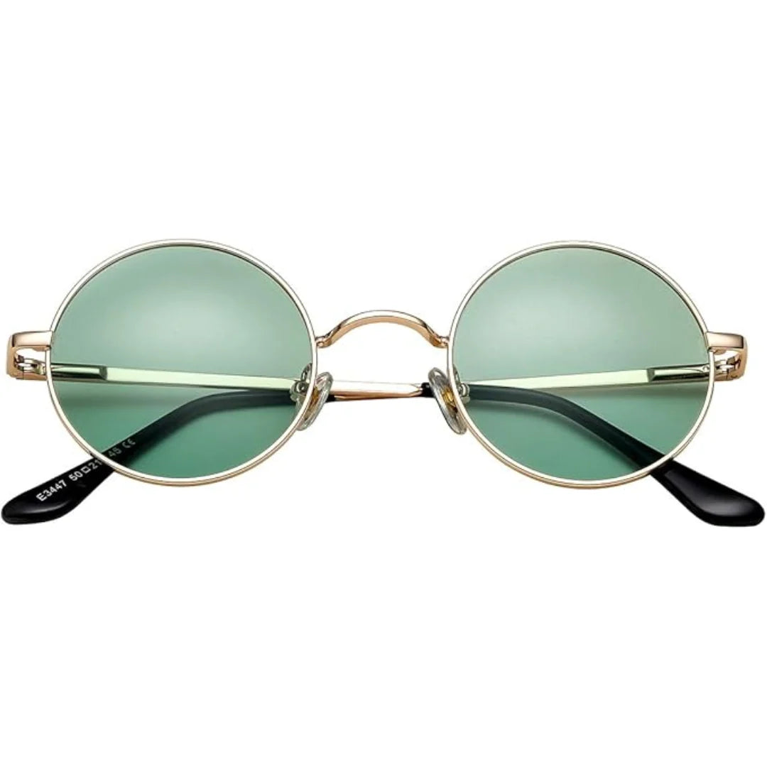 Sunglasses Retro Round Polarized 100% UV Protection