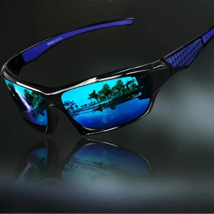 Sunglasses Round Metal Frame Polarized UV400 Protection