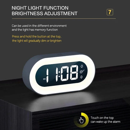 Sunrise Alarm Clock Gradual Wake-Up Light Nature Sounds USB-C Rechargeable