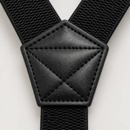 Suspenders Adjustable Elastic Belt Loop Hooks Y-Back & X-Back