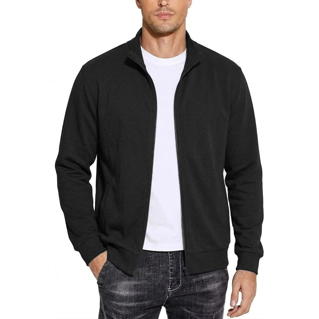 Sweatshirt Jacket Zip-Up Breathable Relaxed Fit