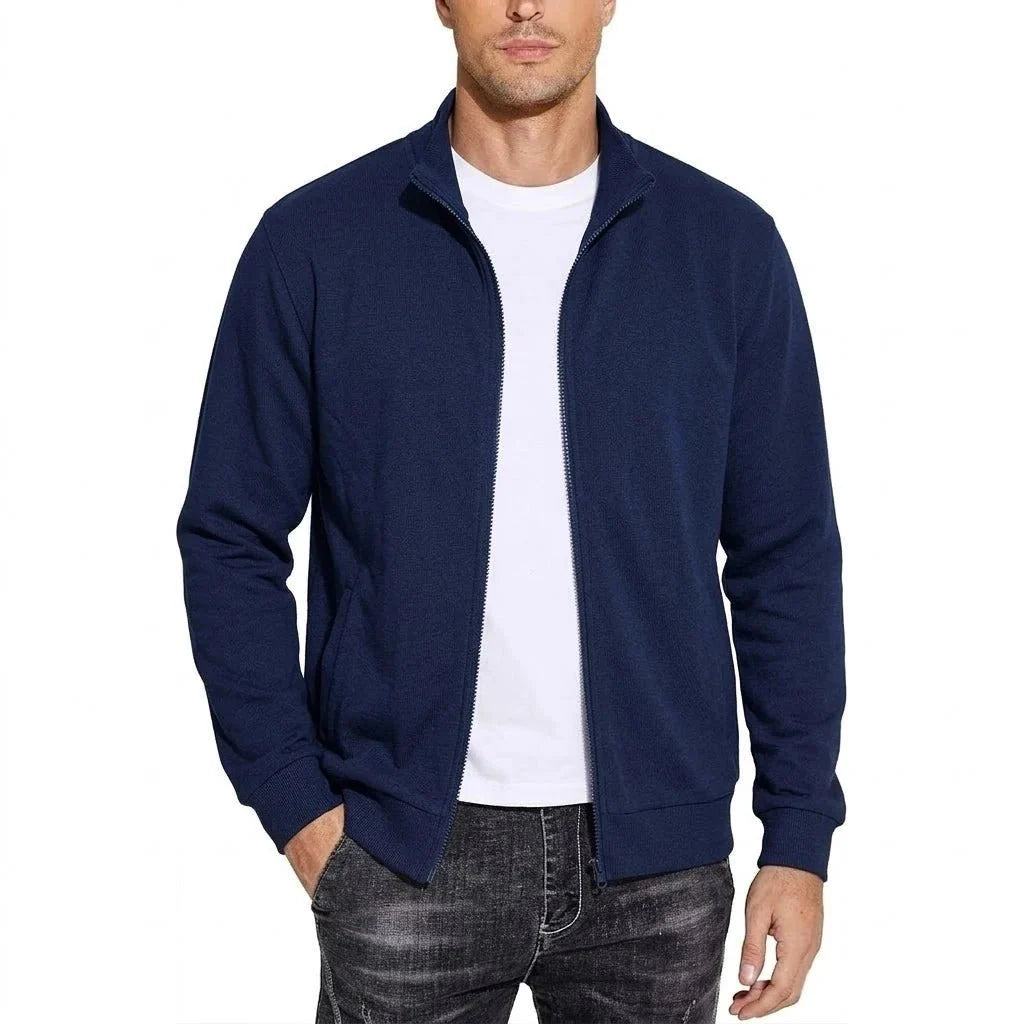 Sweatshirt Jacket Zip-Up Breathable Relaxed Fit
