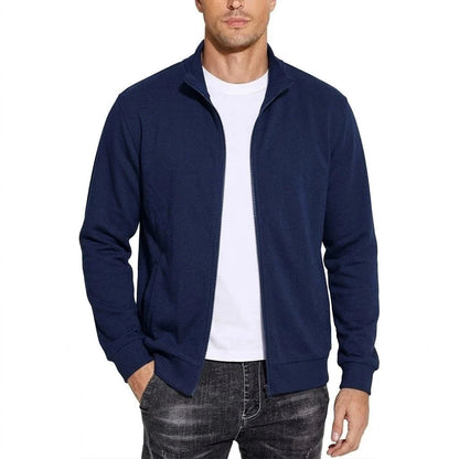 Sweatshirt Jacket Zip-Up Breathable Relaxed Fit