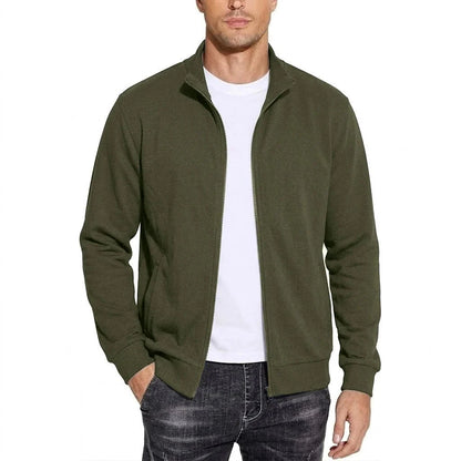 Sweatshirt Jacket Zip-Up Breathable Relaxed Fit