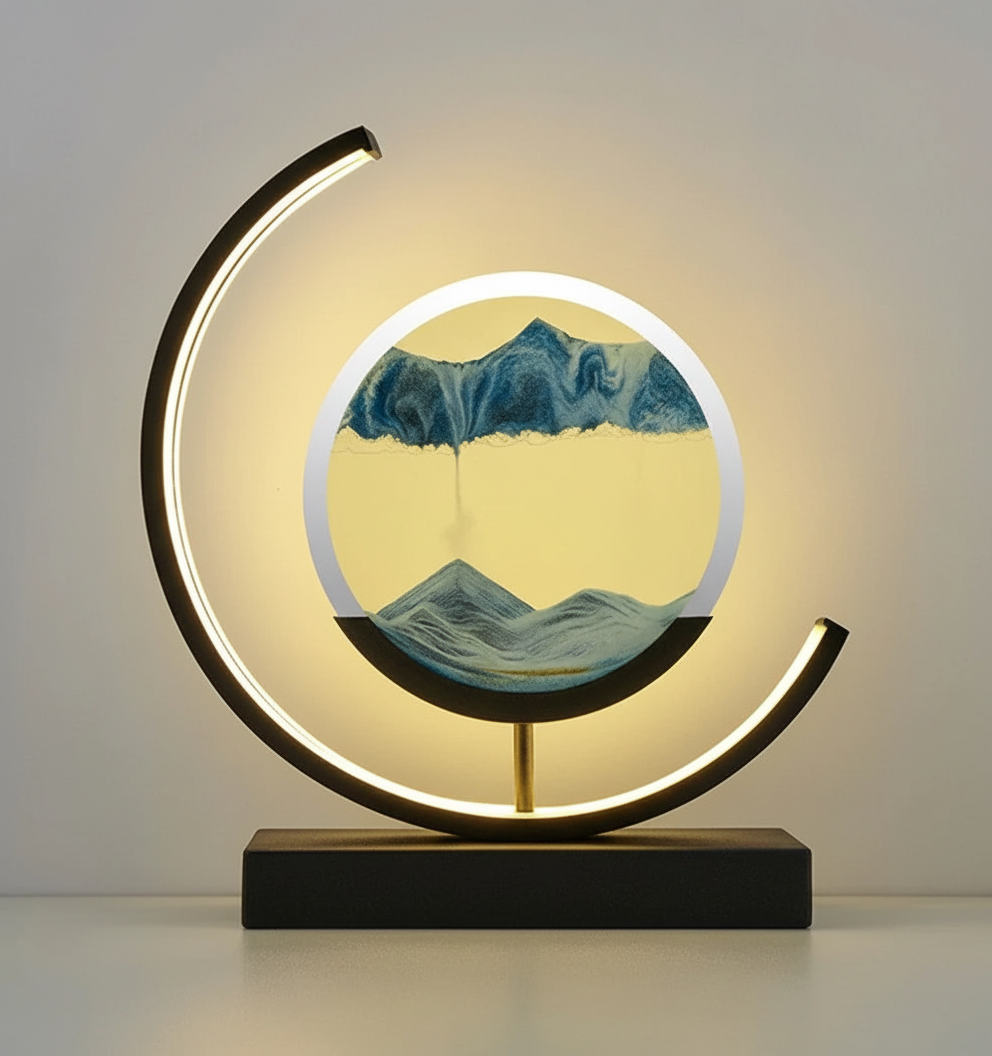 Table Lamp Handmade Ceramic Warm LED Calming Ambience