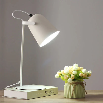 Table Lamp Iron Bucket Design 14 Inch Tall