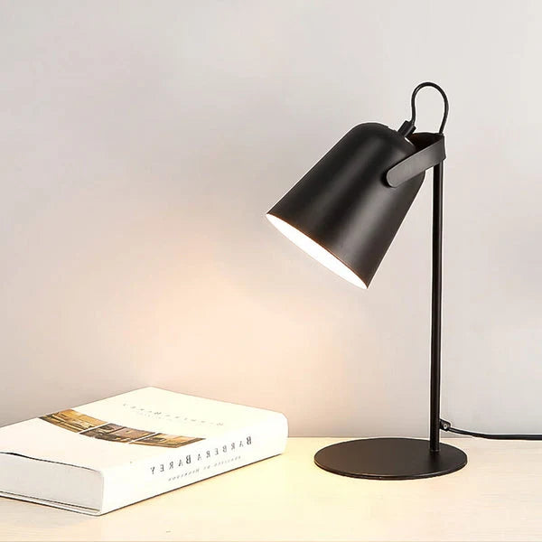Table Lamp Iron Bucket Design 14 Inch Tall