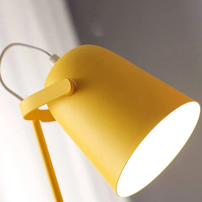 Table Lamp Iron Bucket Design 14 Inch Tall