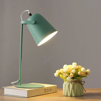 Table Lamp Iron Bucket Design 14 Inch Tall