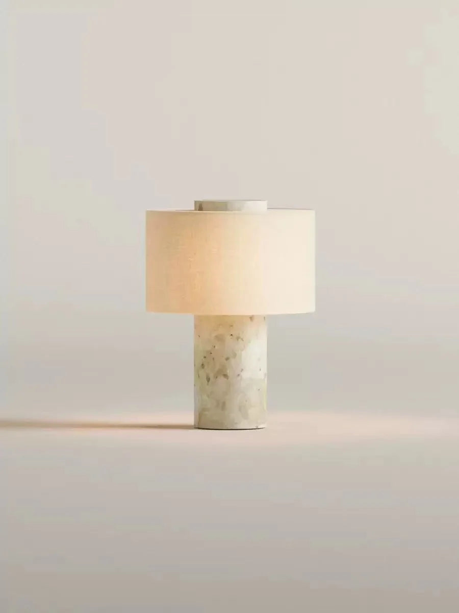 Table Lamp Marble Base Touch Control Rechargeable & Plug-In Options