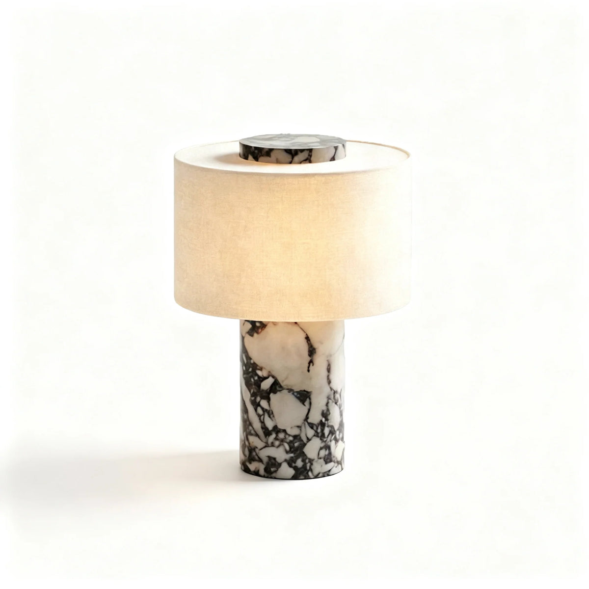 Table Lamp Marble Base Touch Control Rechargeable & Plug-In Options