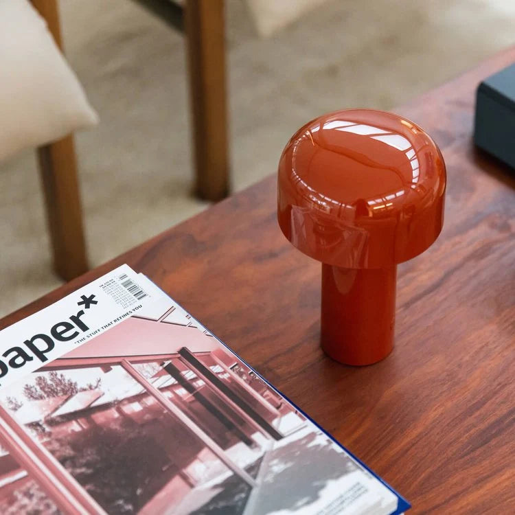 Table Lamp Mushroom Design Rechargeable LED Dimmable