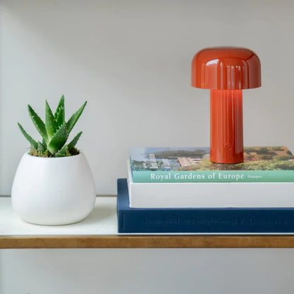 Table Lamp Mushroom Design Rechargeable LED Dimmable