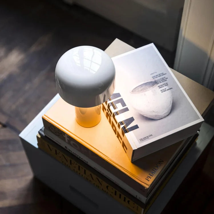 Table Lamp Mushroom Design Rechargeable LED Dimmable