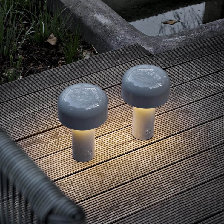 Table Lamp Mushroom Design Rechargeable LED Dimmable