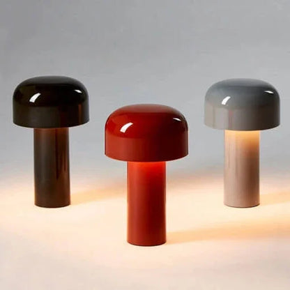 Table Lamp Mushroom Design Rechargeable LED Dimmable