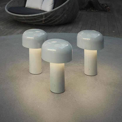 Table Lamp Mushroom Design Rechargeable LED Dimmable