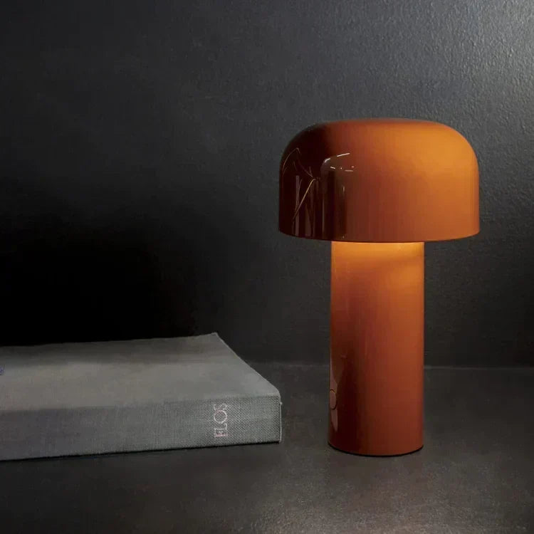 Table Lamp Mushroom Design Rechargeable LED Dimmable