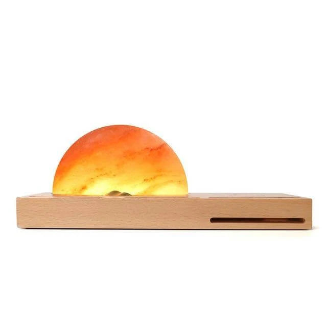 Table Lamp Touch-Dimmable LED Qi Wireless Charging Phone Stand & Pen Holder