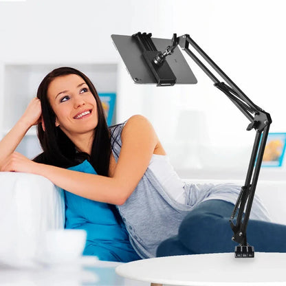 Tablet Stand 360° Rotating Adjustable Aluminum Arm