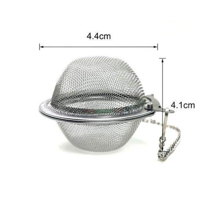 Tea Infuser Fine Mesh Stainless Steel Hooked Chain