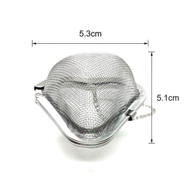 Tea Infuser Fine Mesh Stainless Steel Hooked Chain