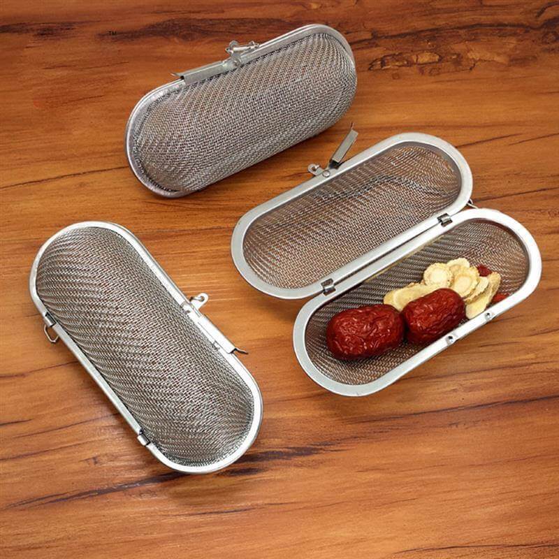 Tea Infuser Fine Mesh Stainless Steel Hooked Chain