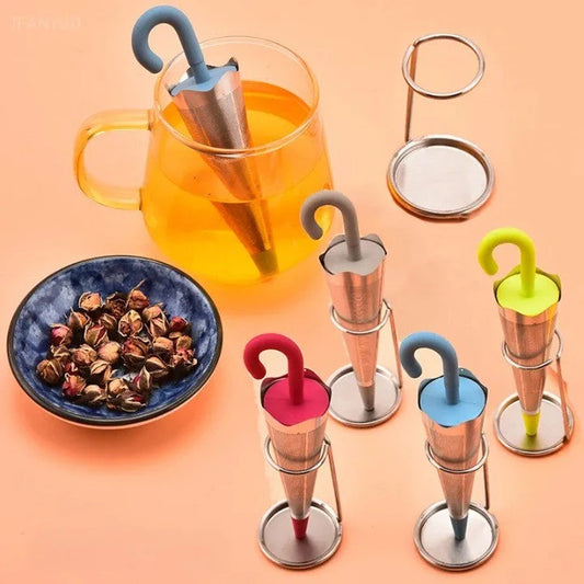 Tea Infuser Stainless Steel Umbrella Design