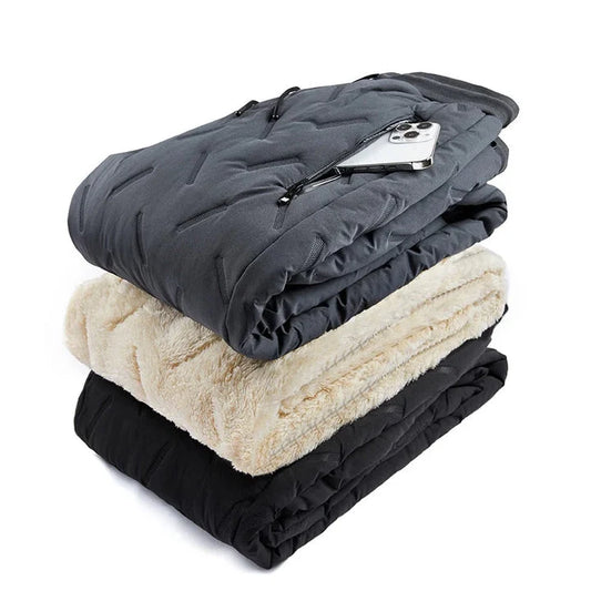 Thermal Pants Fleece-Lined Water-Repellent & Windproof Breathable