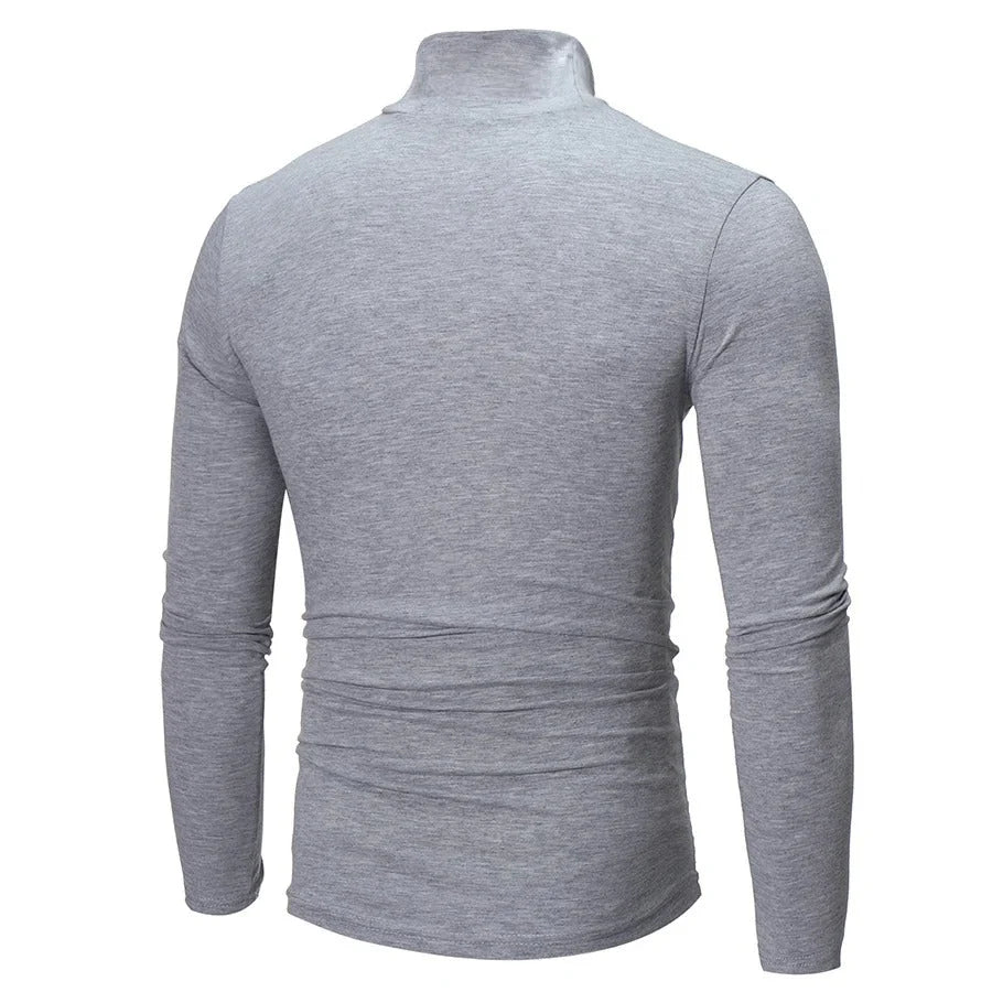 Thermal Shirt High Neck Lightweight Breathable Slim Fit