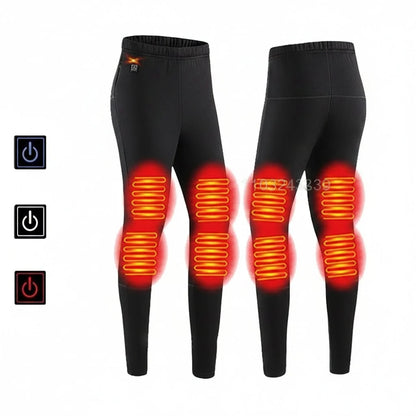 Thermal Underwear Set Heated USB Rechargeable 3 Heat Settings