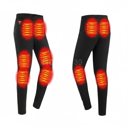 Thermal Underwear Set Heated USB Rechargeable 3 Heat Settings